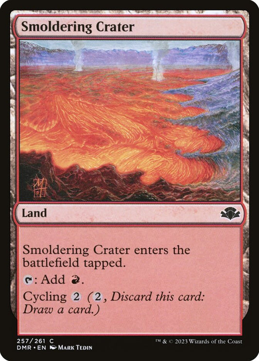 Smoldering Crater front