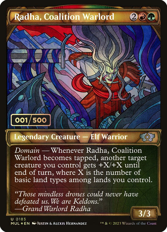 Radha, Coalition Warlord front