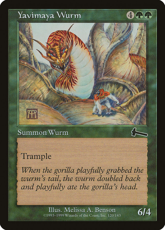 Yavimaya Wurm front
