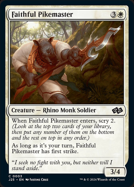 Faithful Pikemaster front