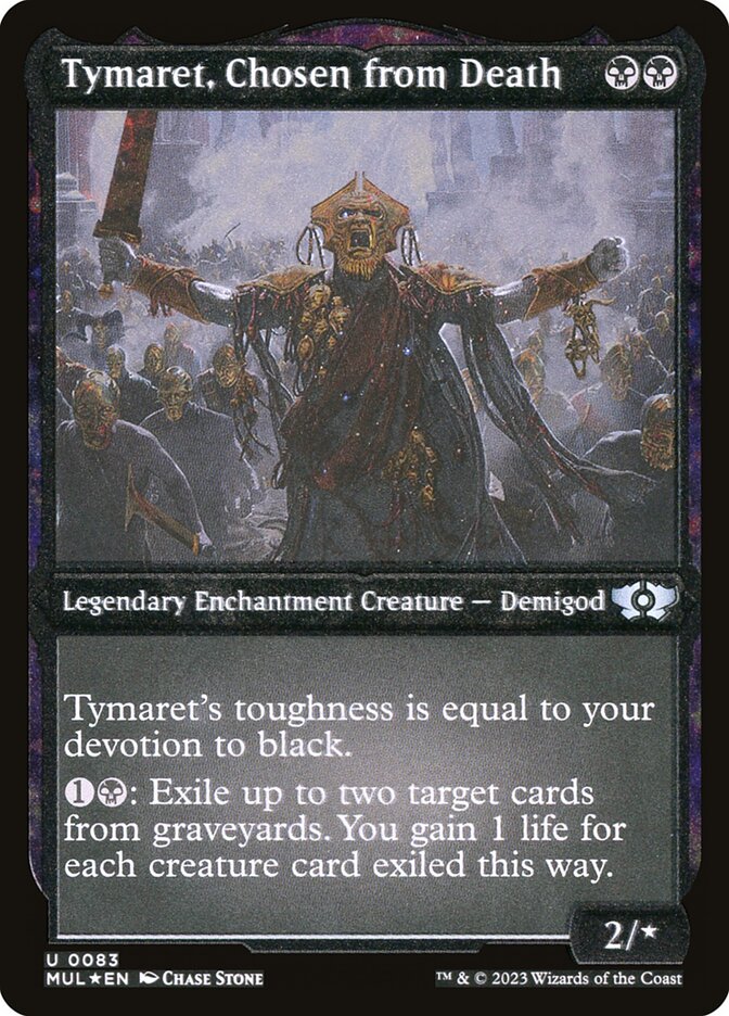 Tymaret, Chosen from Death front