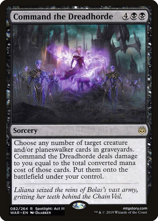 Command the Dreadhorde front