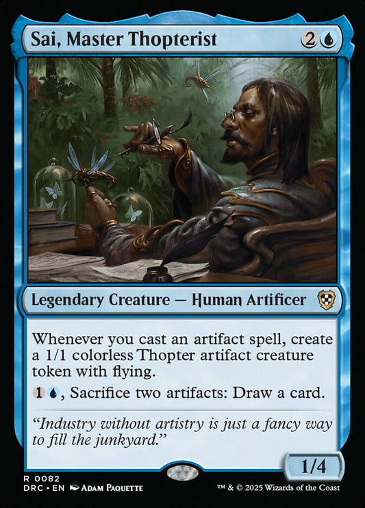 Sai, Master Thopterist front