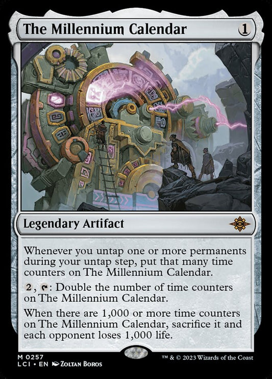 The Millennium Calendar front