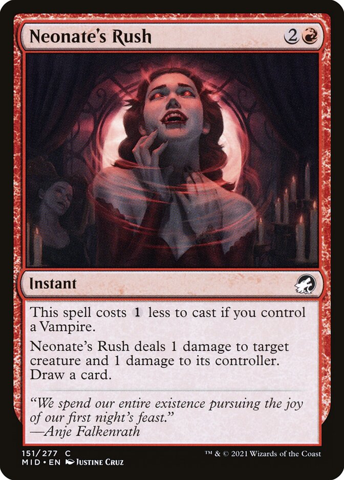 Neonate's Rush front