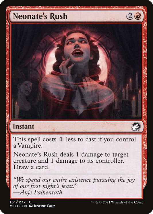 Neonate's Rush front