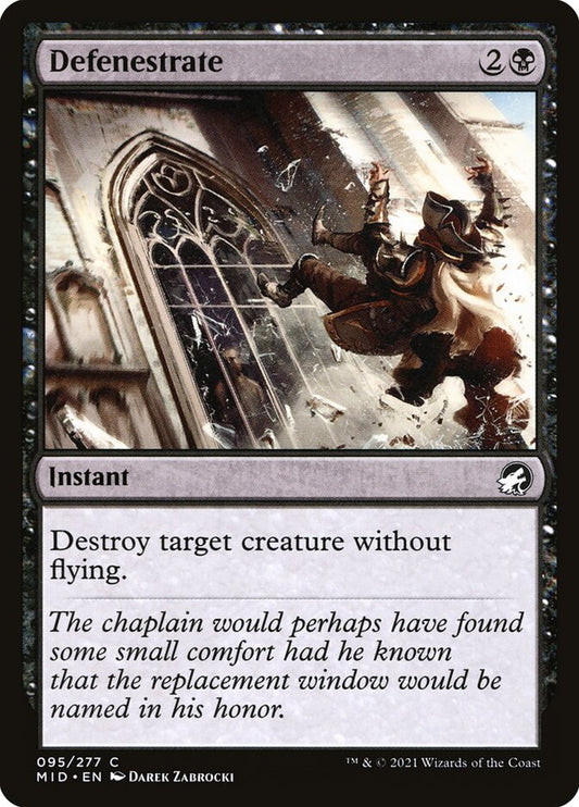 Defenestrate front