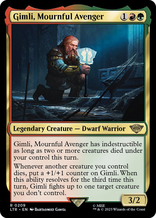 Gimli, Mournful Avenger front
