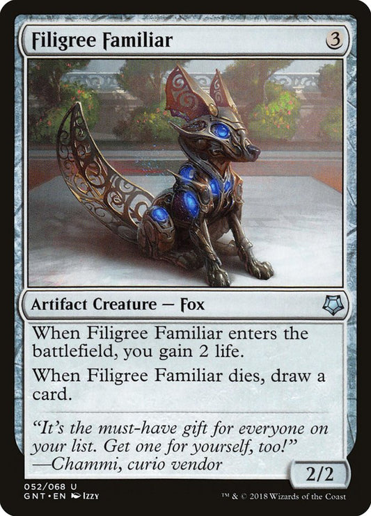 Filigree Familiar front