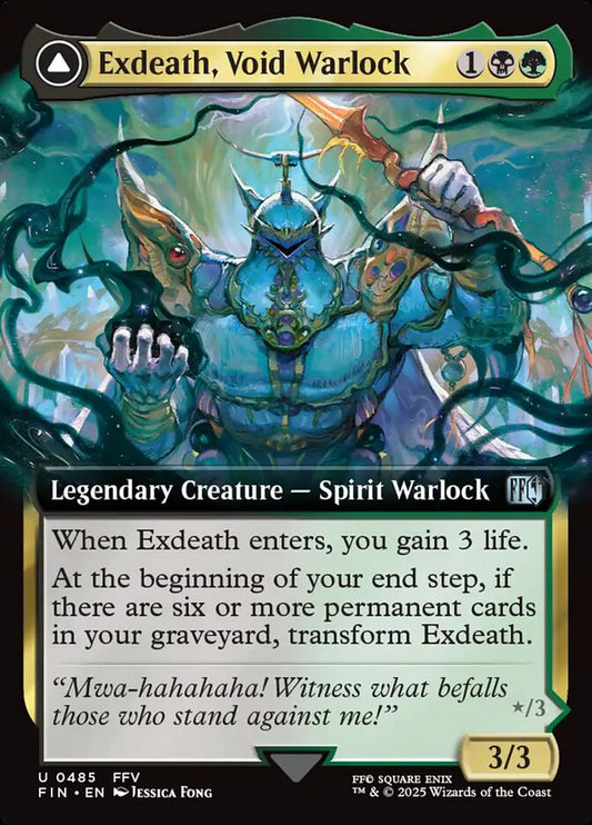 Exdeath, Void Warlock // Neo Exdeath, Dimension's End front