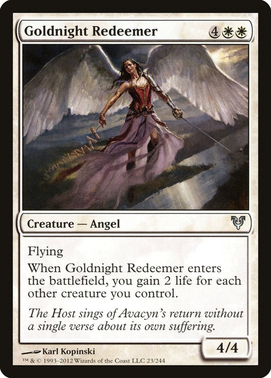 Goldnight Redeemer front