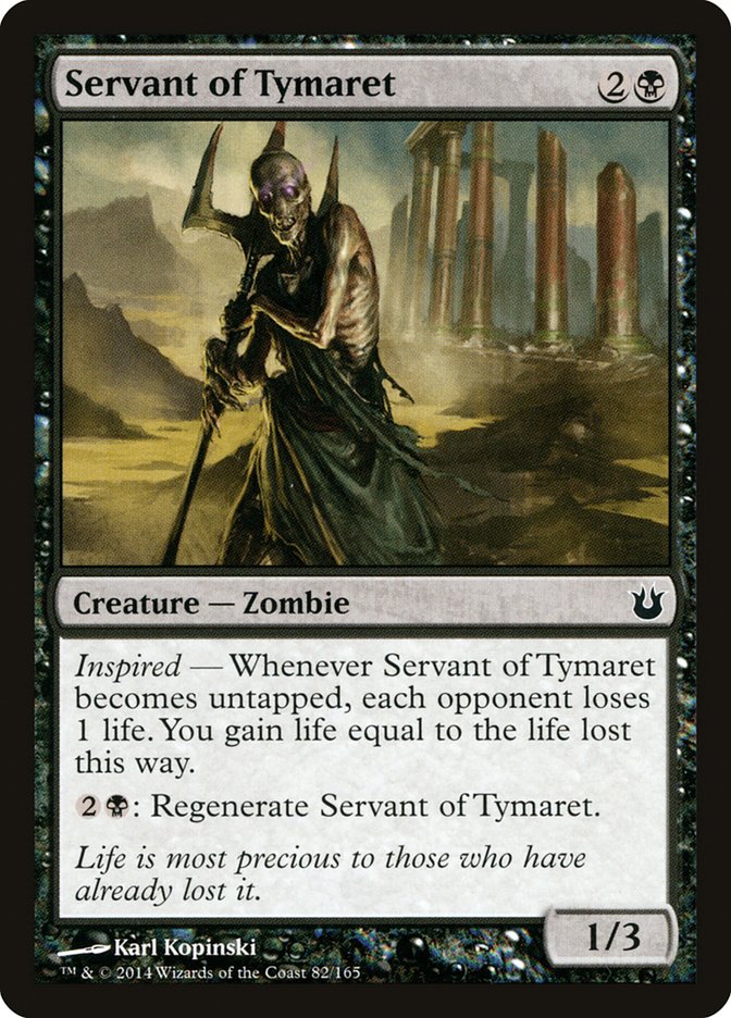 Servant of Tymaret front