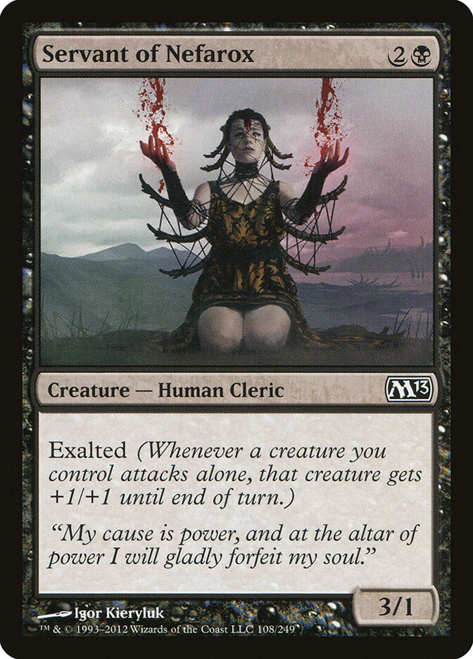 Servant of Nefarox front