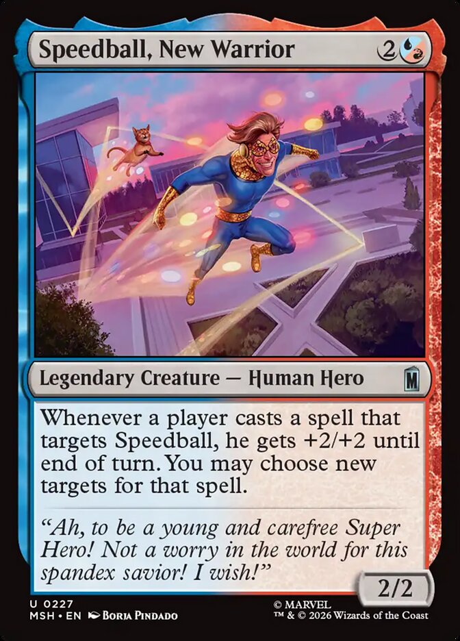 Speedball, New Warrior front