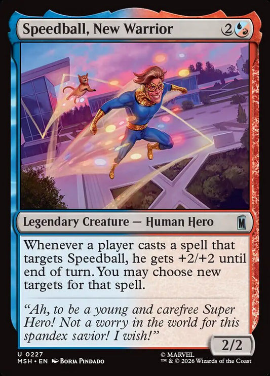 Speedball, New Warrior front