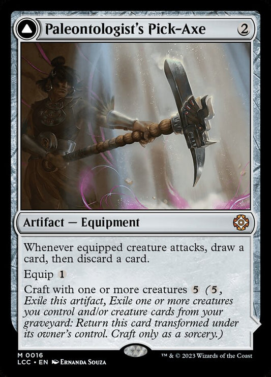 Paleontologist's Pick-Axe // Dinosaur Headdress front