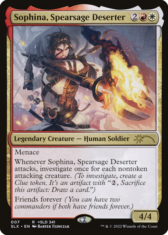 Sophina, Spearsage Deserter front