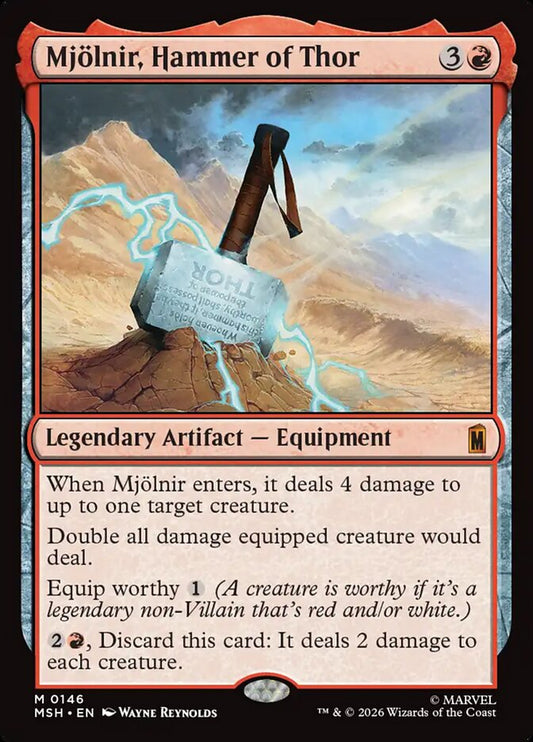 Mjölnir, Hammer of Thor front