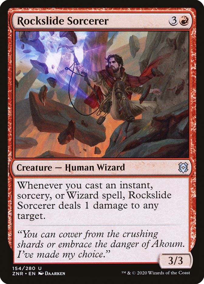 Rockslide Sorcerer front