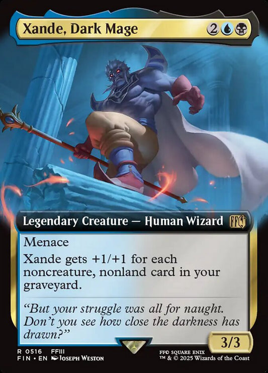 Xande, Dark Mage front
