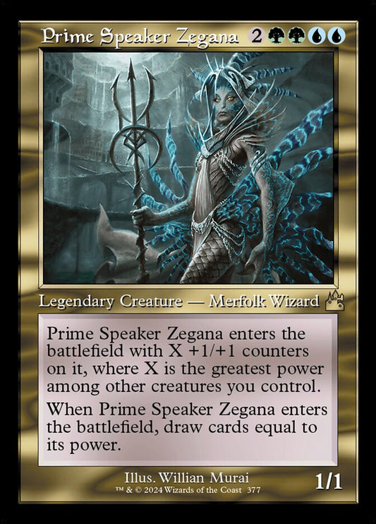 Prime Speaker Zegana front