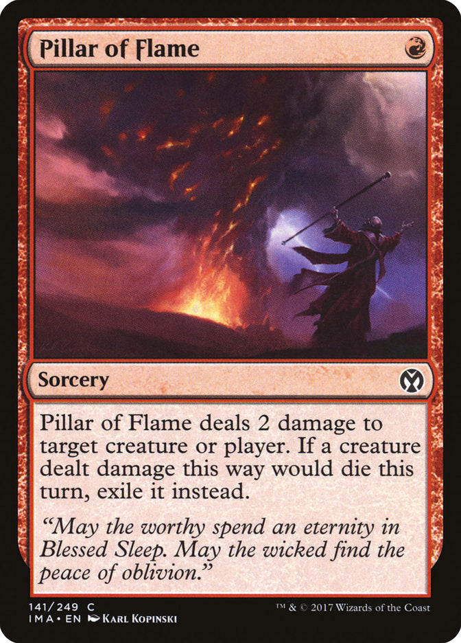 Pillar of Flame front