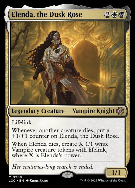 Elenda, the Dusk Rose front