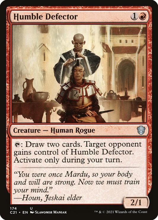Humble Defector front