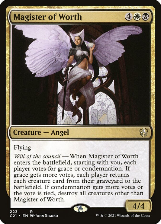 Magister of Worth front