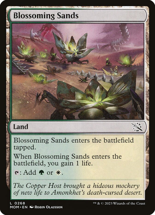 Blossoming Sands front
