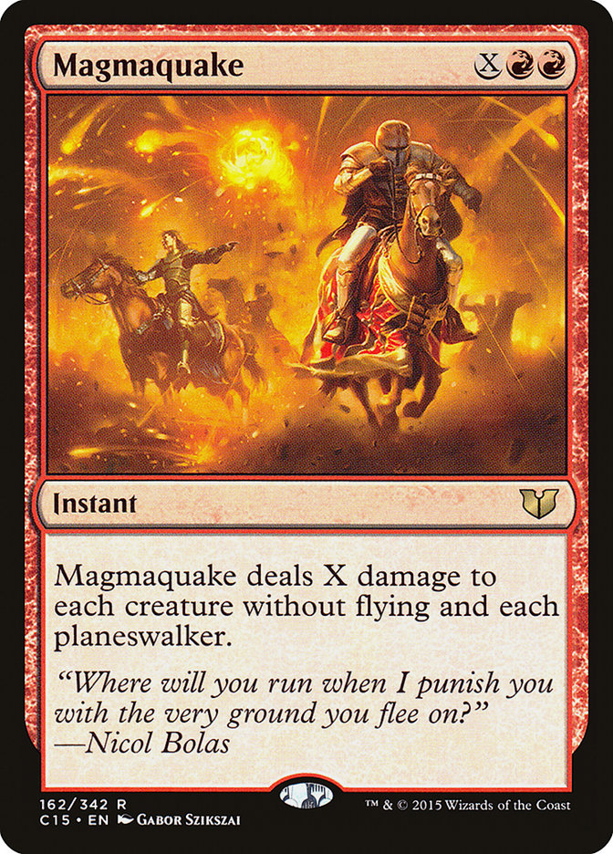 Magmaquake front