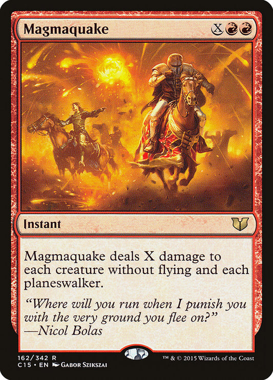 Magmaquake front