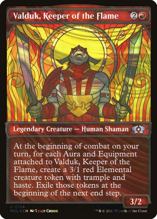 Valduk, Keeper of the Flame front