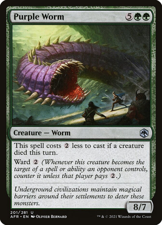 Purple Worm front