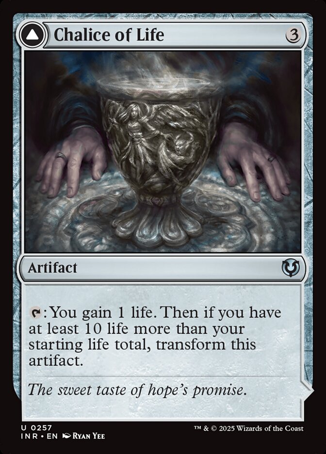 Chalice of Life // Chalice of Death front
