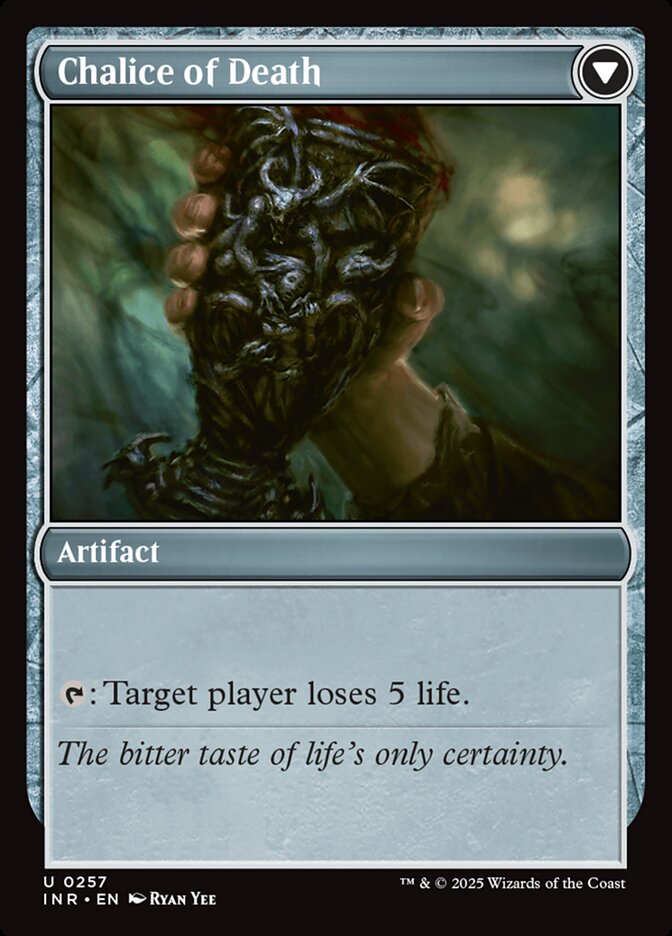 Chalice of Life // Chalice of Death back