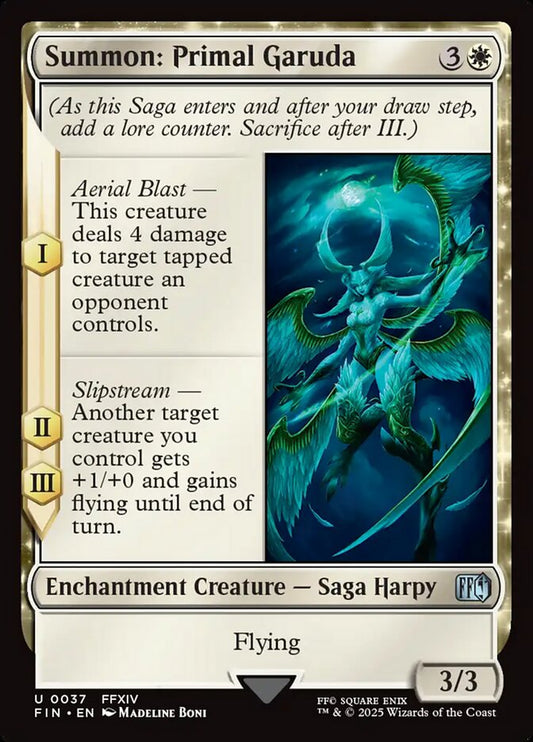 Summon: Primal Garuda front