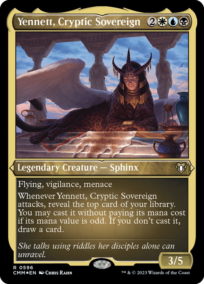 Yennett, Cryptic Sovereign front