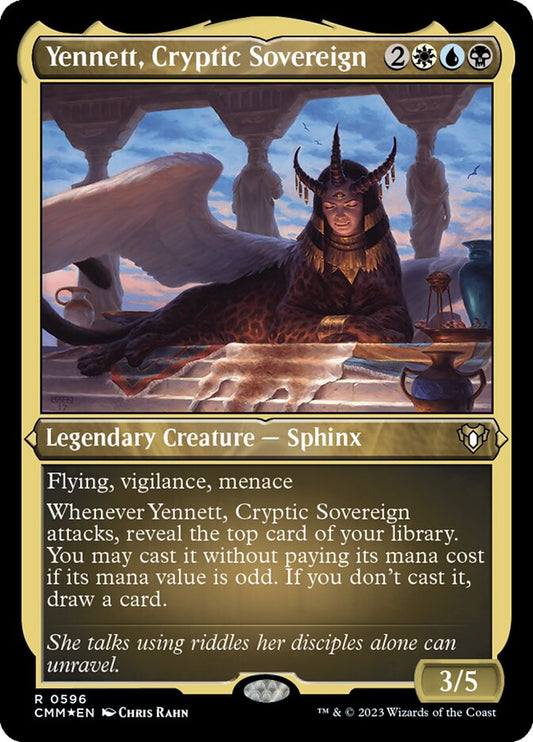 Yennett, Cryptic Sovereign front