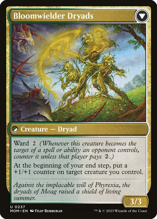 Invasion of Moag // Bloomwielder Dryads back