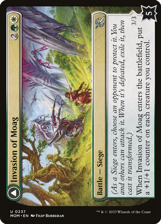 Invasion of Moag // Bloomwielder Dryads front
