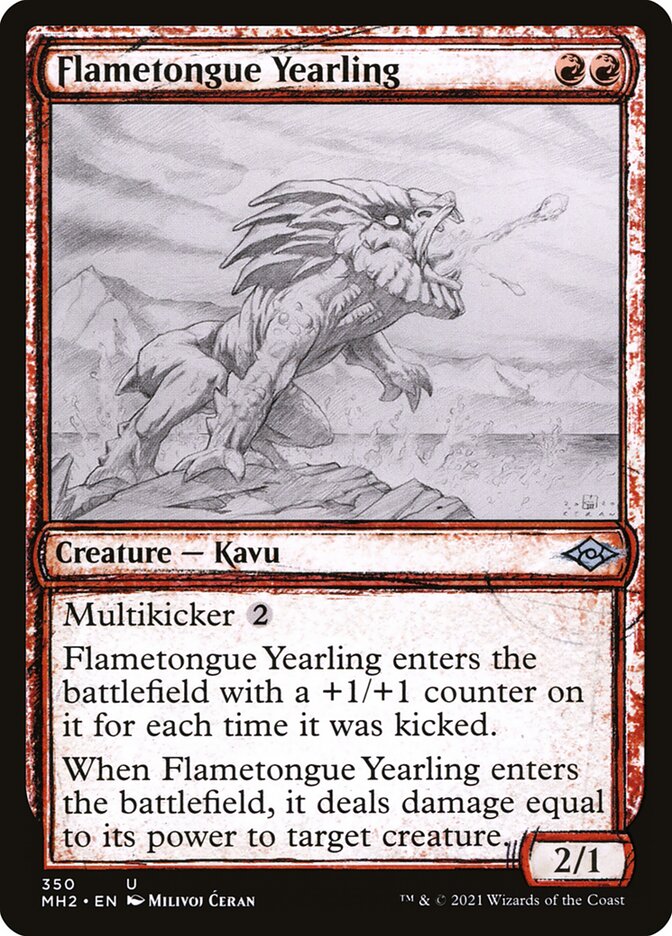 Flametongue Yearling front