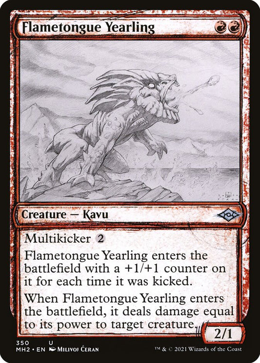 Flametongue Yearling front