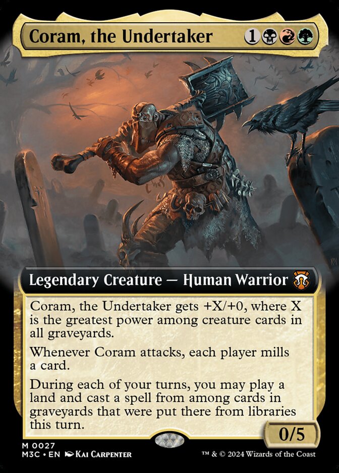 Coram, the Undertaker front
