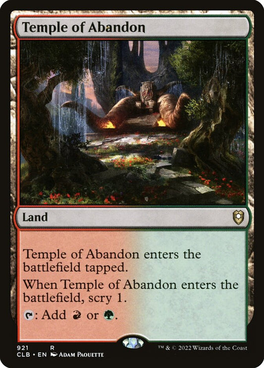 Temple of Abandon front
