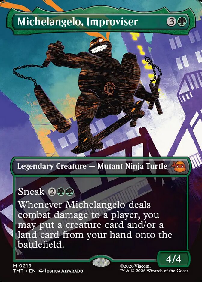 Michelangelo, Improviser front