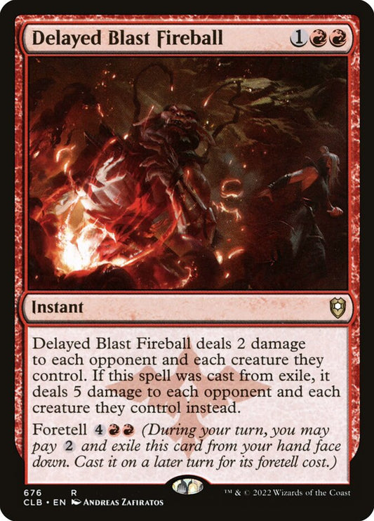 Delayed Blast Fireball front