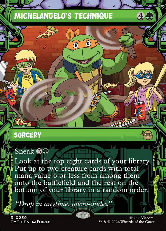 Michelangelo's Technique front