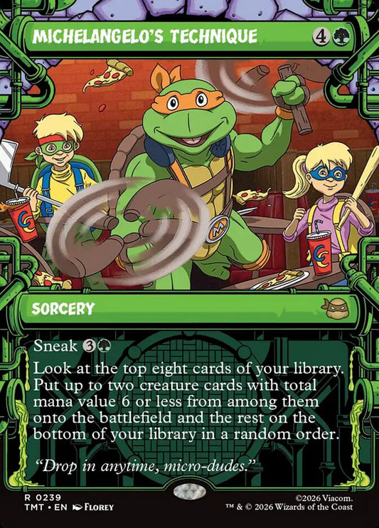 Michelangelo's Technique front