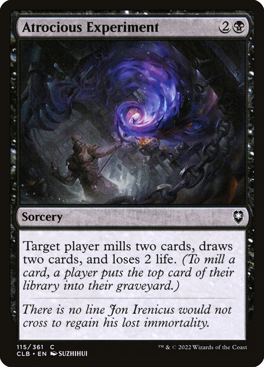 Atrocious Experiment front